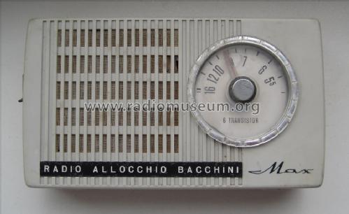 Max 6 Transistor 2012; Allocchio Bacchini (ID = 1659519) Radio