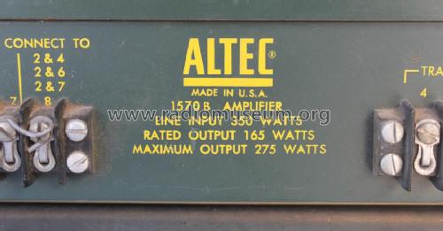 Amplifier 1570B; Altec Lansing Corp.; (ID = 1976329) Verst/Mix