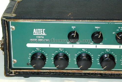 Mixer Amplifier 1567A; Altec Lansing Corp.; (ID = 659217) Ampl/Mixer