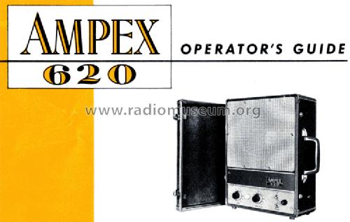 Portable Amplifier-Speaker 620; Ampex; San Carlos, (ID = 475405) Ampl/Mixer