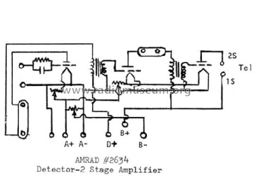 Detector /Two Stage AF Amplifier 2634; Amrad Corporation; (ID = 2799102) mod-pre26