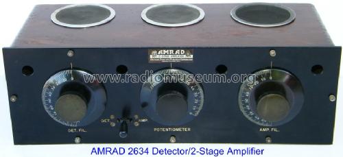 Detector /Two Stage AF Amplifier 2634; Amrad Corporation; (ID = 831121) mod-pre26