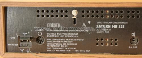 Saturn MR421; Antennenwerke Bad (ID = 2210097) Radio