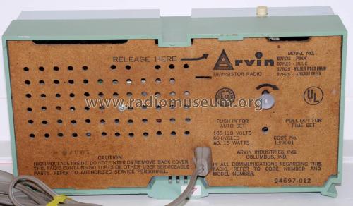 57R26 Ch= 1.99001; Arvin, brand of (ID = 2022112) Radio