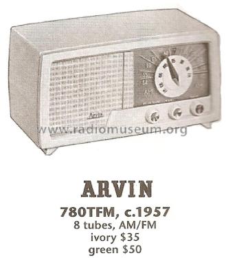 780TFM Ch= RE-333; Arvin, brand of (ID = 1745136) Radio