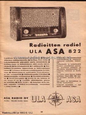 822; Asa Radio Oy; Turku (ID = 231013) Radio