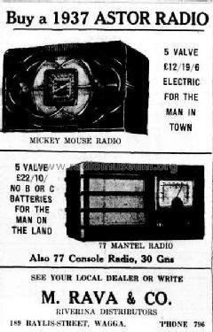 Mickey Mouse EC; Astor brand, Radio (ID = 1811541) Radio