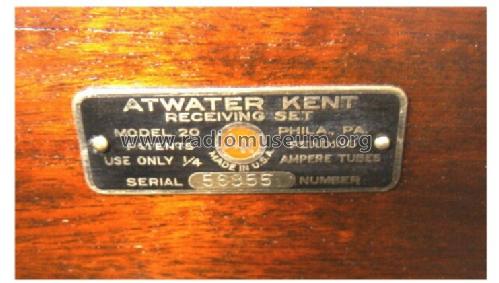 4640 Model 20 big box; Atwater Kent Mfg. Co (ID = 135318) Radio