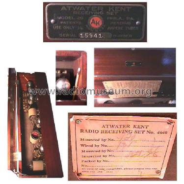4640 Model 20 big box; Atwater Kent Mfg. Co (ID = 266500) Radio