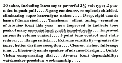 Chassis 260 Tonebeam Type 2; Atwater Kent Mfg. Co (ID = 682454) Radio