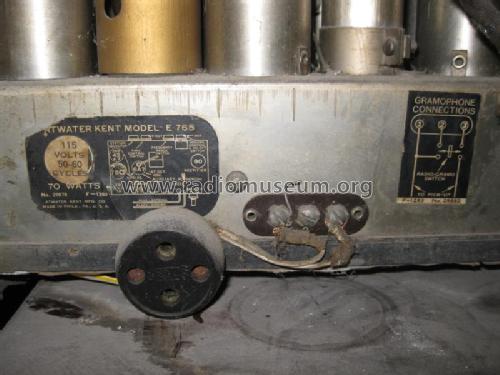 E-765-X ; Atwater Kent Mfg. Co (ID = 1347410) Radio