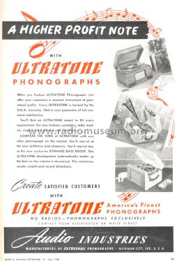 Ultratone PA-6 ; Audio Industries (ID = 1128948) R-Player