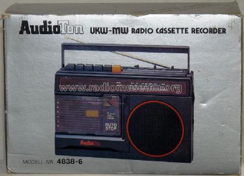 2Band Radio Cassette Recorder 4838-6; AudioTon Grünwald (ID = 687029) Radio