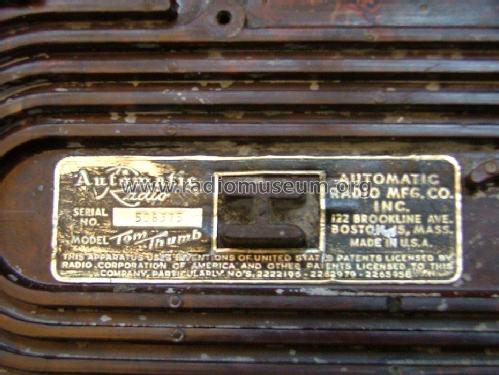 A.T.T.P. 'Tom Thumb' ; Automatic Radio Mfg. (ID = 1852650) Radio