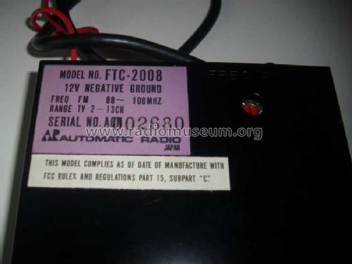 All transistor FM Converter FTC-2008; Automatic Radio Mfg. (ID = 765192) Converter