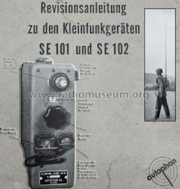 Funkgerät SE-101; Autophon AG inkl. (ID = 1797292) Mil TRX