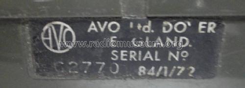 Universal AvoMeter 8 Mk.iv ; AVO Ltd.; London (ID = 1007374) Ausrüstung