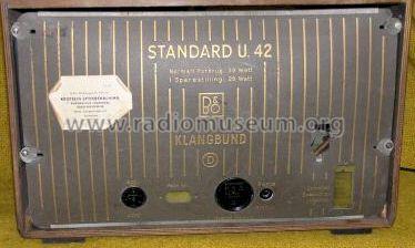 Standard U42; Bang & Olufsen B&O; (ID = 172698) Radio