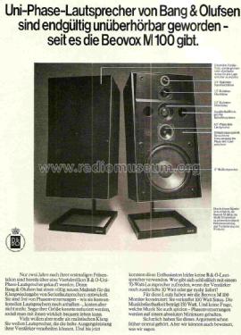 Beovox M 100 6319; Bang & Olufsen B&O; (ID = 1118144) Speaker-P