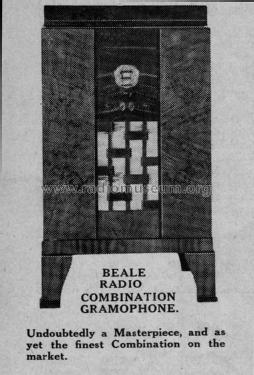 Radio Gramophone ; Beale & Co. Ltd, (ID = 1835930) Radio