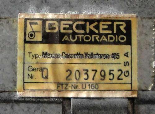 Mexico Cassette Vollstereo 485; Becker, Max Egon, (ID = 1800159) Car Radio