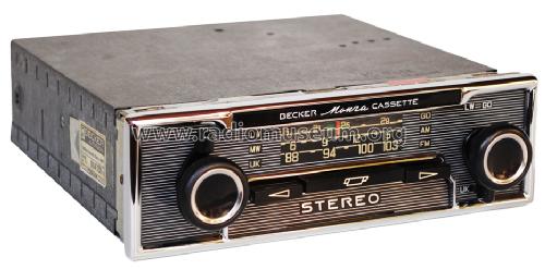 Monza Cassette Stereo LMU ; Becker, Max Egon, (ID = 1320732) Autoradio