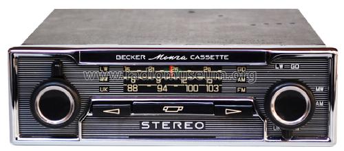 Monza Cassette Stereo LMU ; Becker, Max Egon, (ID = 1320735) Autoradio