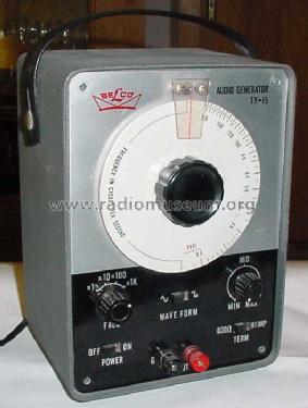 Audio Generator TY-75; Belco, Tokyo (ID = 320351) Equipment