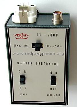X-tal Marker Generator FX-2000; Belco, Tokyo (ID = 292379) Equipment