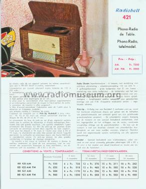 Radiobell RB420; Bell Telephone Mfg. (ID = 2294407) Radio