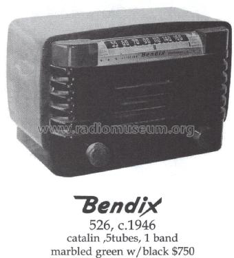526-C Ch= R-1; Bendix Radio (ID = 1396649) Radio