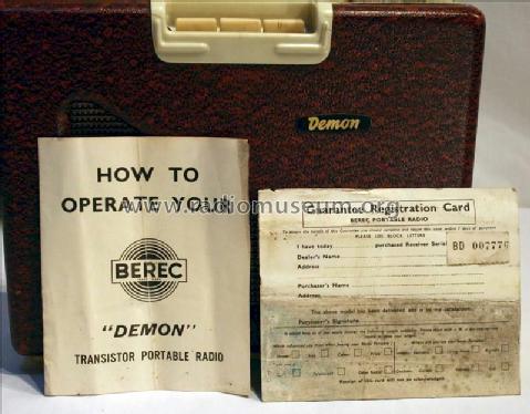 Demon ; Berec Radio; London (ID = 1167890) Radio