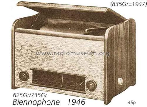 alt 735GR; Biennophone; Marke (ID = 709367) Radio