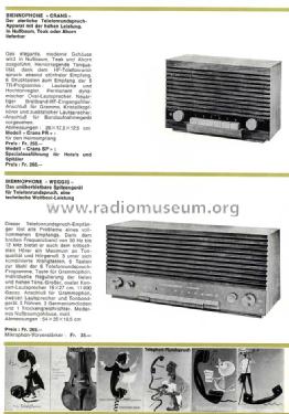 Crans HF-TR Empfänger 47HL-S; Biennophone; Marke (ID = 965851) Radio