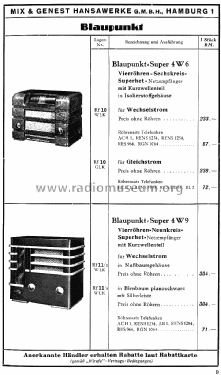 4W9; Blaupunkt Ideal, (ID = 1579969) Radio