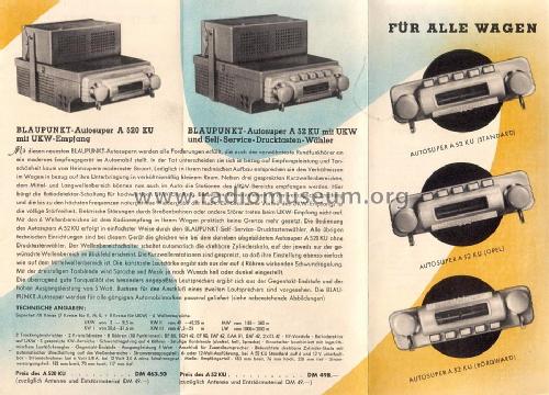 A52KU; Blaupunkt Ideal, (ID = 1606462) Car Radio