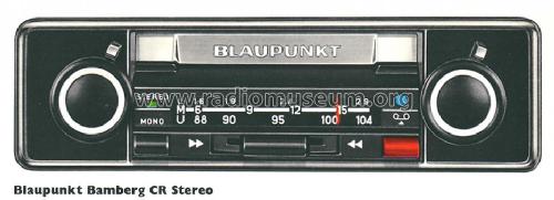 Bamberg CR Stereo 7.631.932 ab 1250001; Blaupunkt Ideal, (ID = 396184) Car Radio