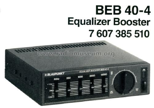 Equalizer Booster BEB 40-4 7.607.385.510; Blaupunkt Ideal, (ID = 1312032) Ampl/Mixer