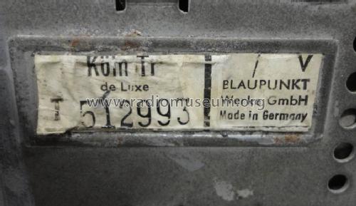 Köln TR de Luxe 32701 ab T 500001; Blaupunkt Ideal, (ID = 1020921) Car Radio