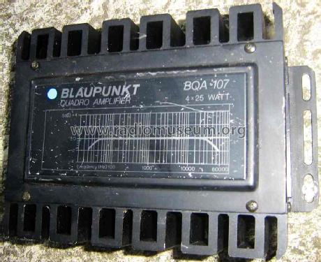 Quadro Amplifier BQA 107 7.607.583.510; Blaupunkt Ideal, (ID = 632824) Ampl/Mixer