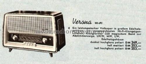 Verona Hi-Fi 2605; Blaupunkt Ideal, (ID = 493779) Radio