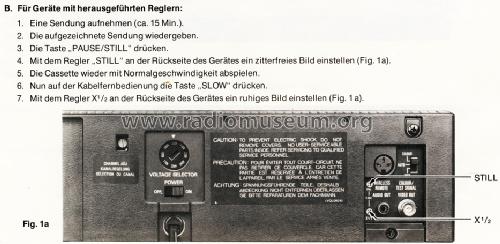 Video Cassette Recorder RTV-200; Blaupunkt Ideal, (ID = 1597187) Sonido-V