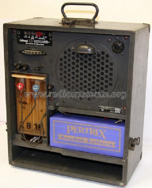 Wehrmacht - Rundfunkempfänger WR kl.battr.; Blaupunkt Ideal, (ID = 256348) Radio