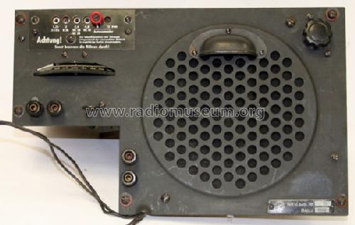 Wehrmacht - Rundfunkempfänger WR kl.battr.; Blaupunkt Ideal, (ID = 256352) Radio