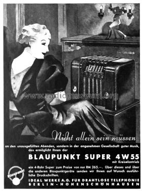 4W55; Blaupunkt Ideal, (ID = 2812204) Radio