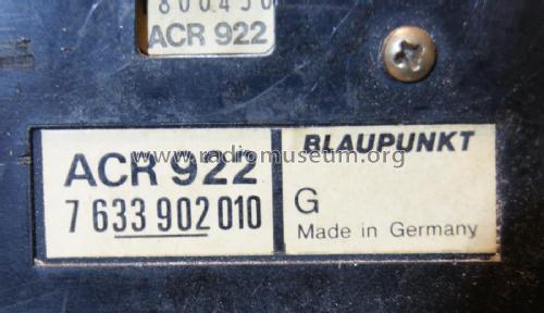 ACR 922 7.633.902; Blaupunkt Ideal, (ID = 2693331) R-Player