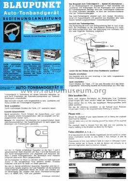 Auto-Tonbandgerät II 7.607.313; Blaupunkt Ideal, (ID = 2424034) R-Player