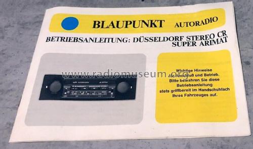 Düsseldorf Stereo CR Super Arimat 7.640.925.010; Blaupunkt Ideal, (ID = 2826269) Car Radio