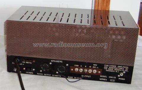 CHA33 Series E-117; Challenger Amplifier (ID = 1570343) Ampl/Mixer