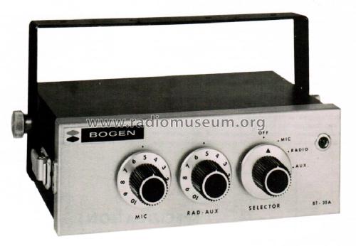 Transistor Mobile 40 Watt P.A. Amplifier BT-35A; Bogen -Presto, David (ID = 1883790) Ampl/Mixer